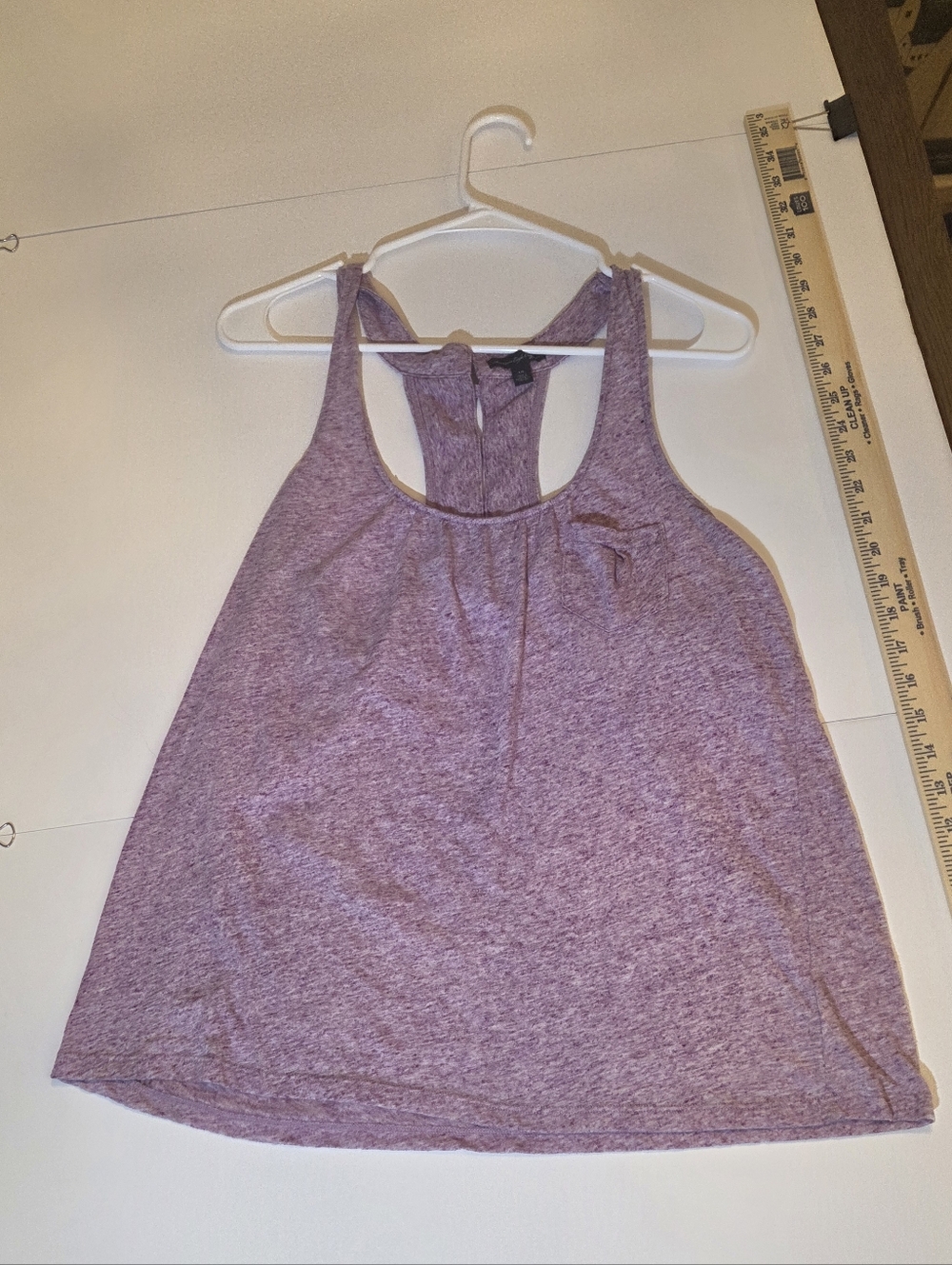 Heathered Purple Racerback Tank Top - Picture 3 of 7
